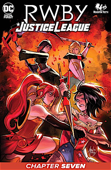RWBY/Justice League #7 preview images