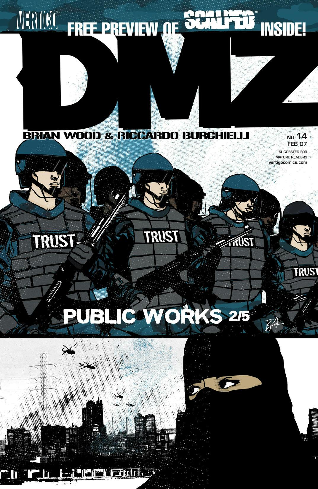 DMZ #14 preview images