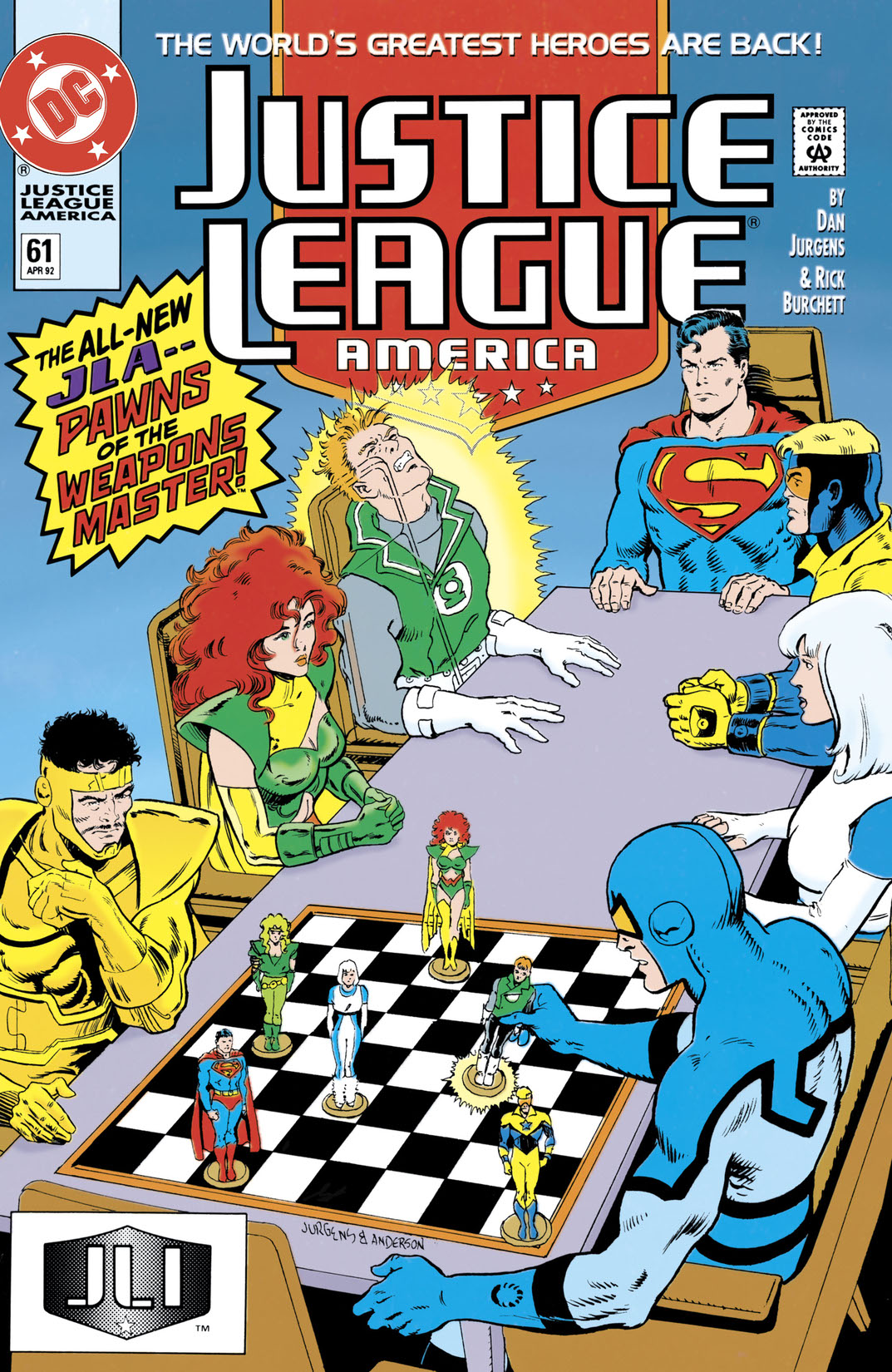 Justice League America (1987-1996) #61 preview images