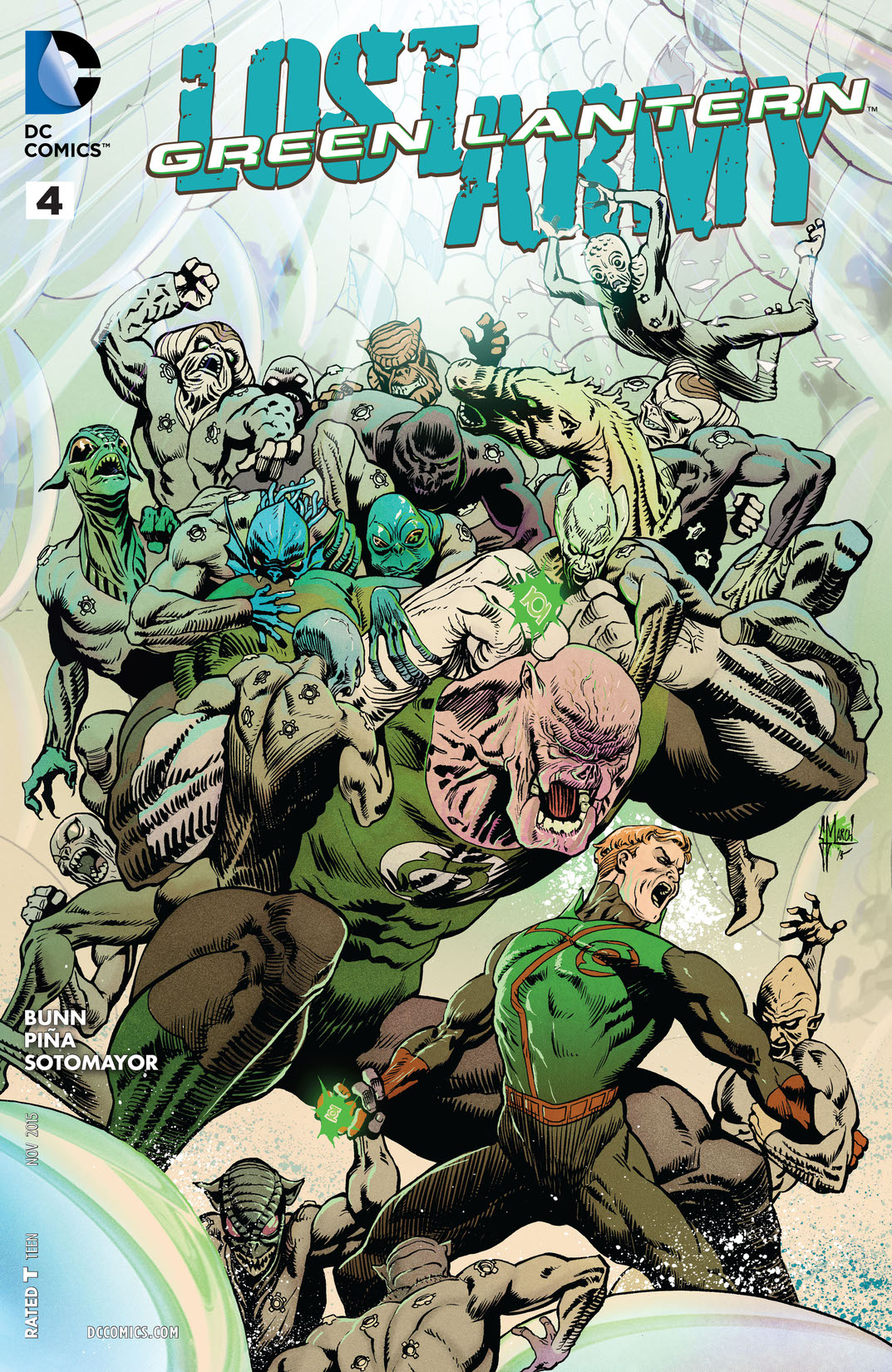 Green Lantern: Lost Army #4 preview images