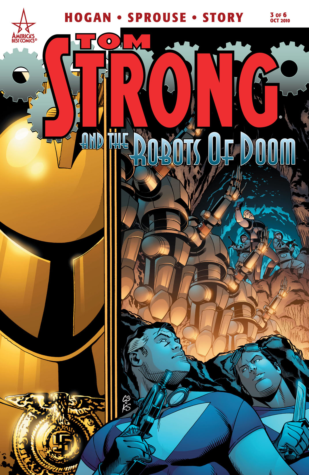 Tom Strong and the Robots of Doom! #3 preview images