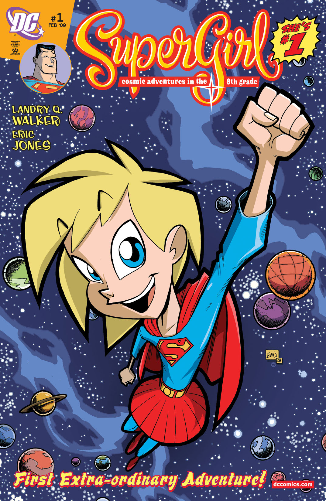 Supergirl: Cosmic Adventures in the 8th Grade #1 preview images