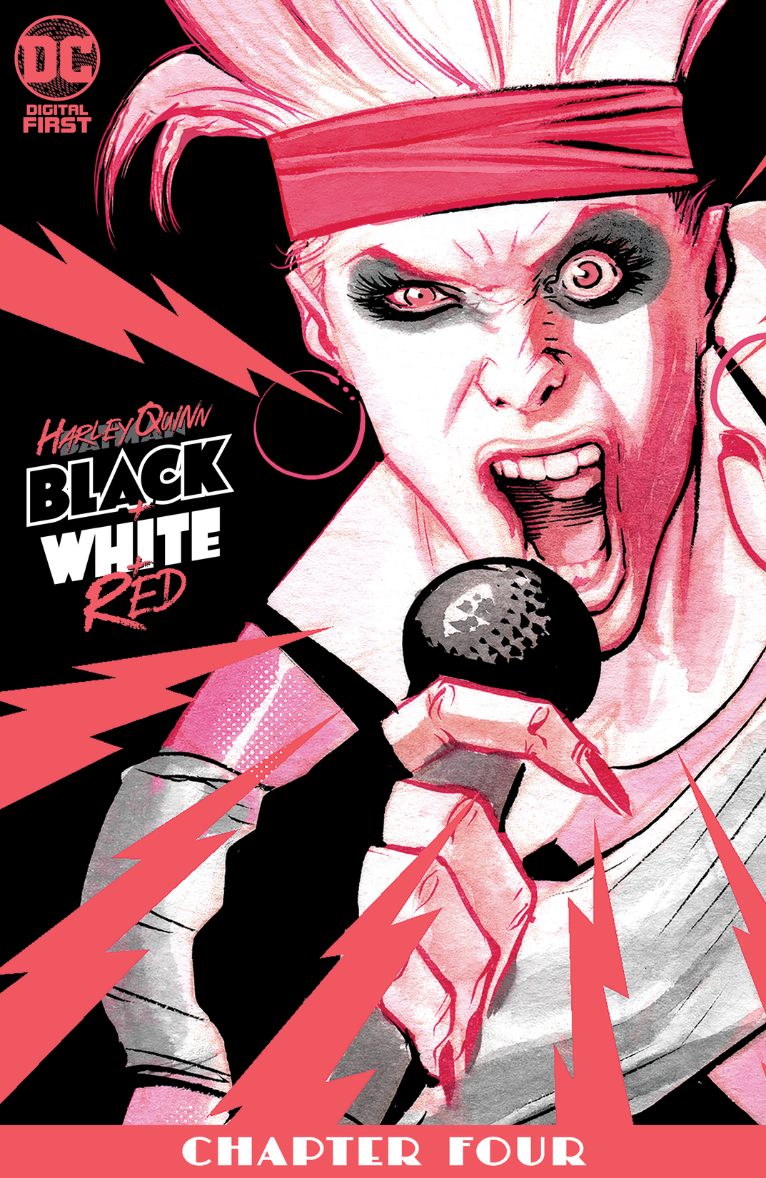 Harley Quinn Black + White + Red #4 preview images