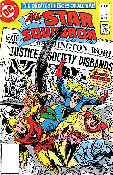 All-Star Squadron #7 preview images