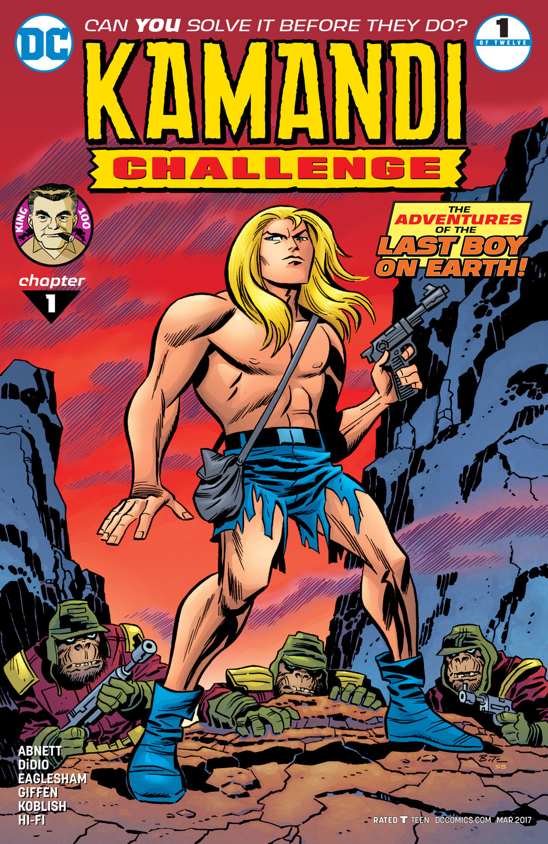 The Kamandi Challenge #1 preview images