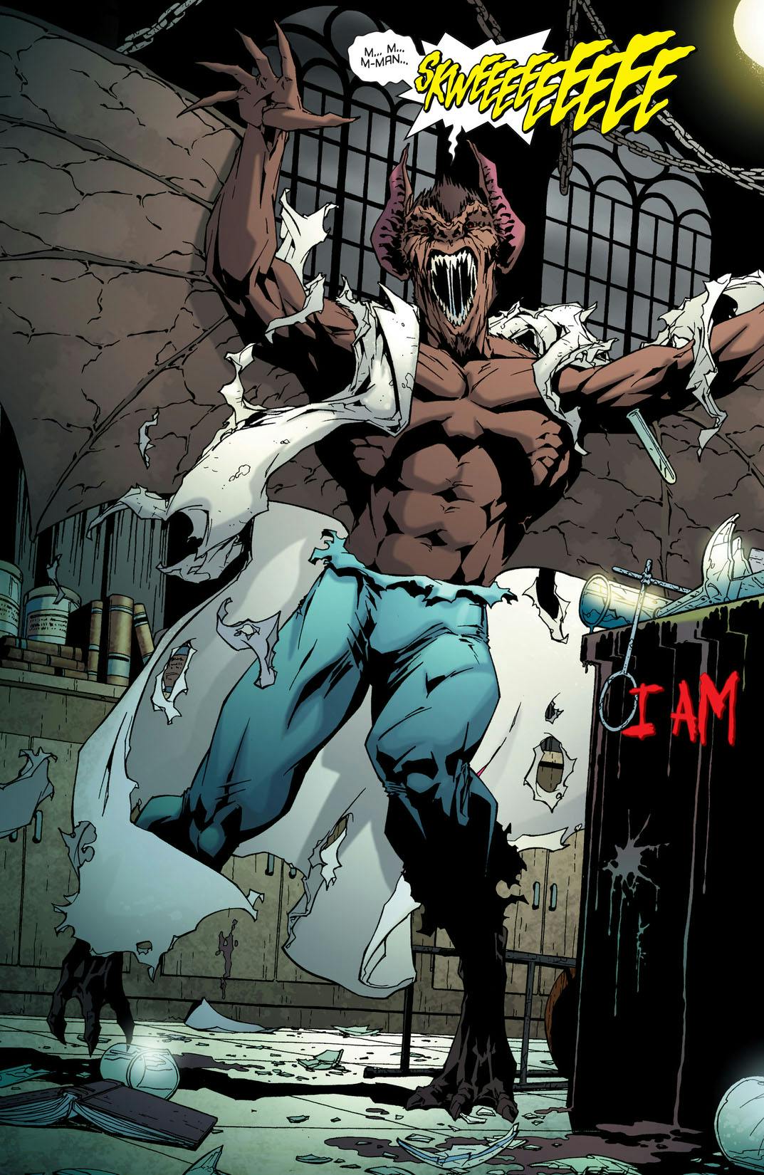 batman man bat attack
