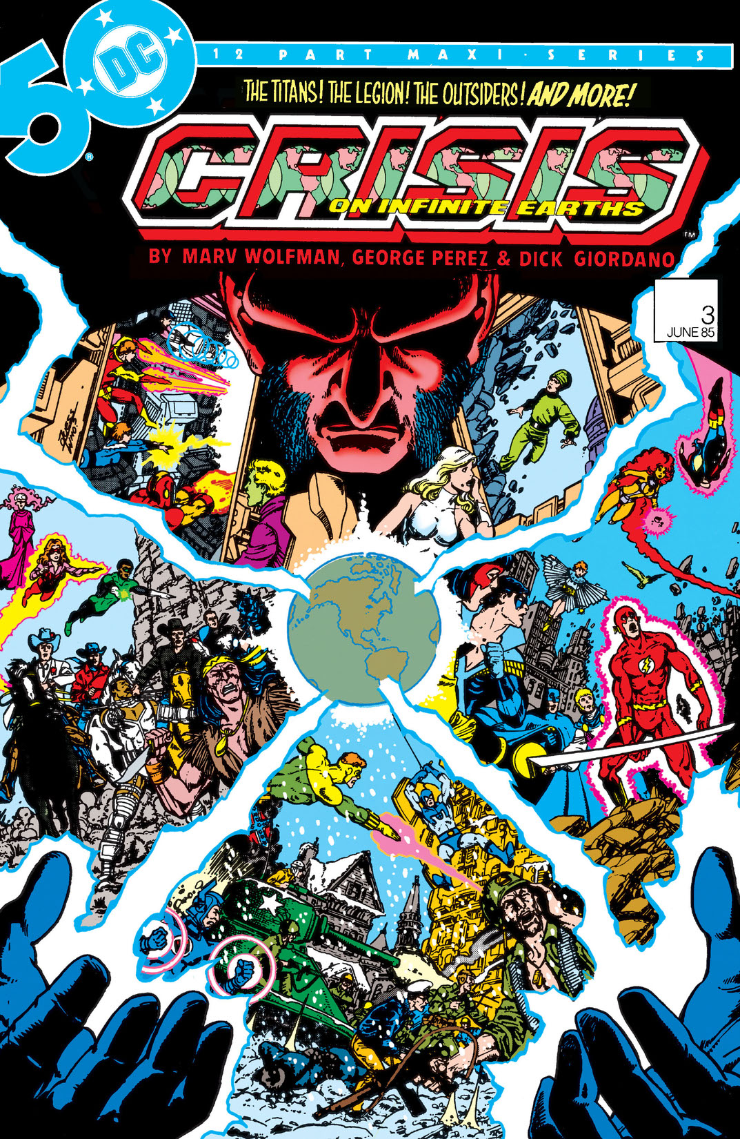 Crisis on Infinite Earths #3 preview images