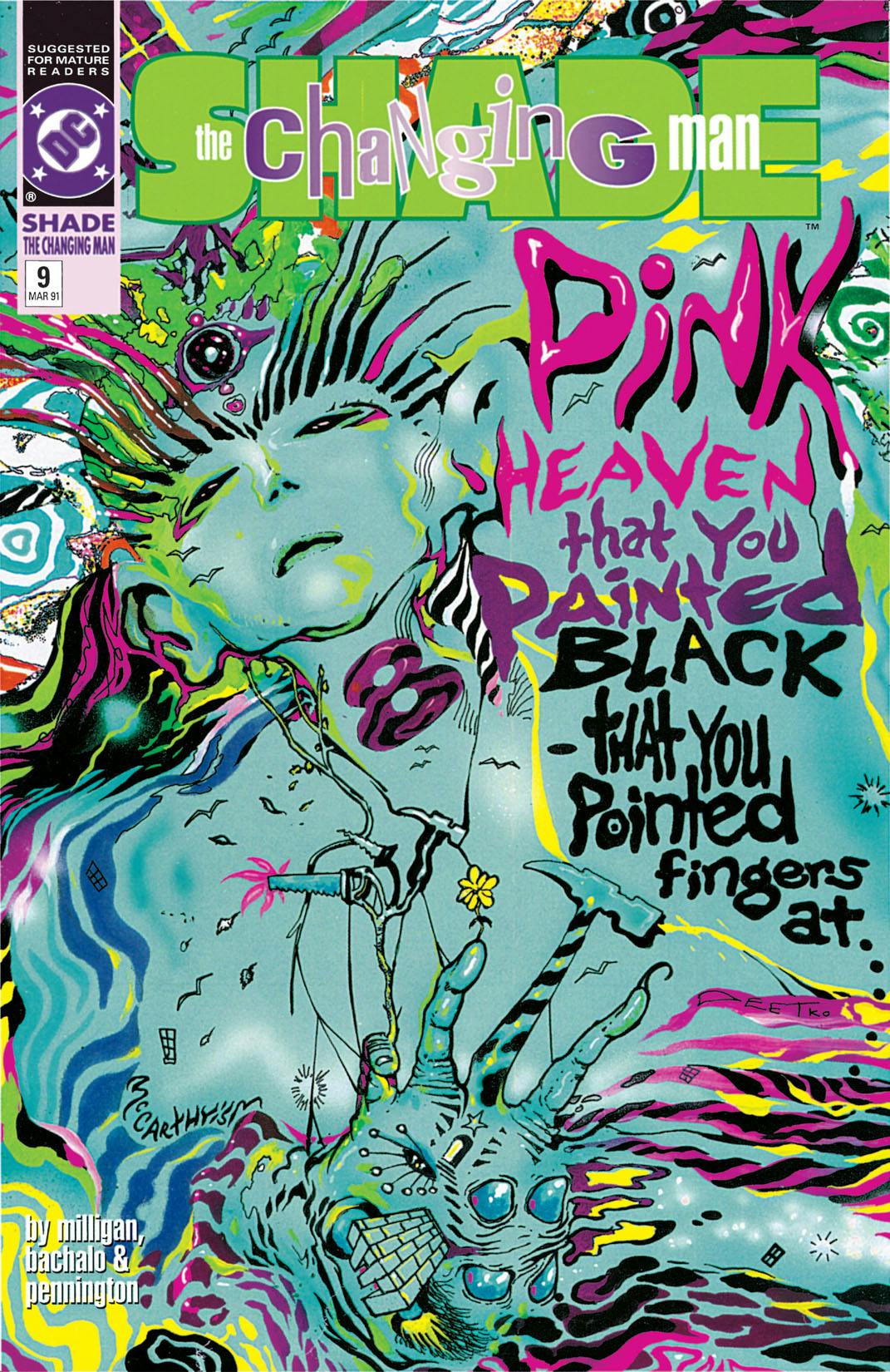 Shade, The Changing Man #9 preview images