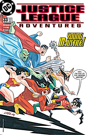 Justice League Adventures #33 preview images