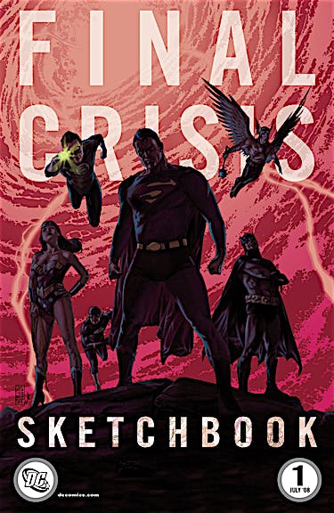 Final Crisis Sketchbook #1 preview images