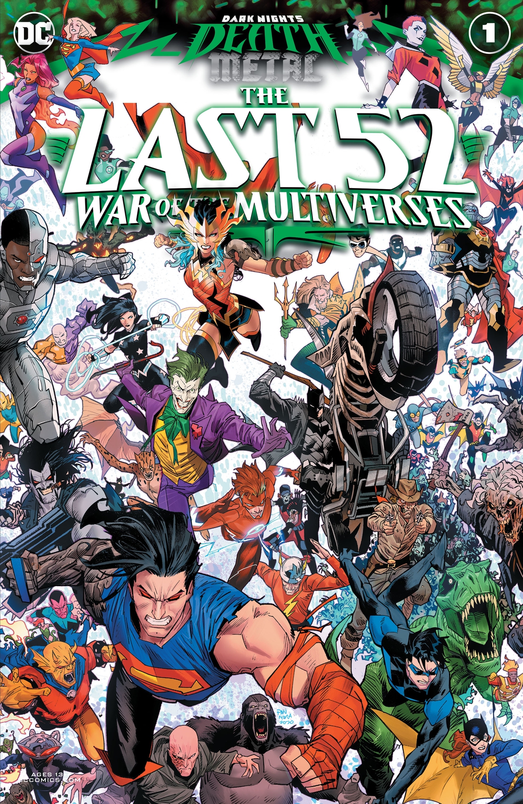 Dark Nights: Death Metal The Last 52: War of the Multiverses #1 preview images