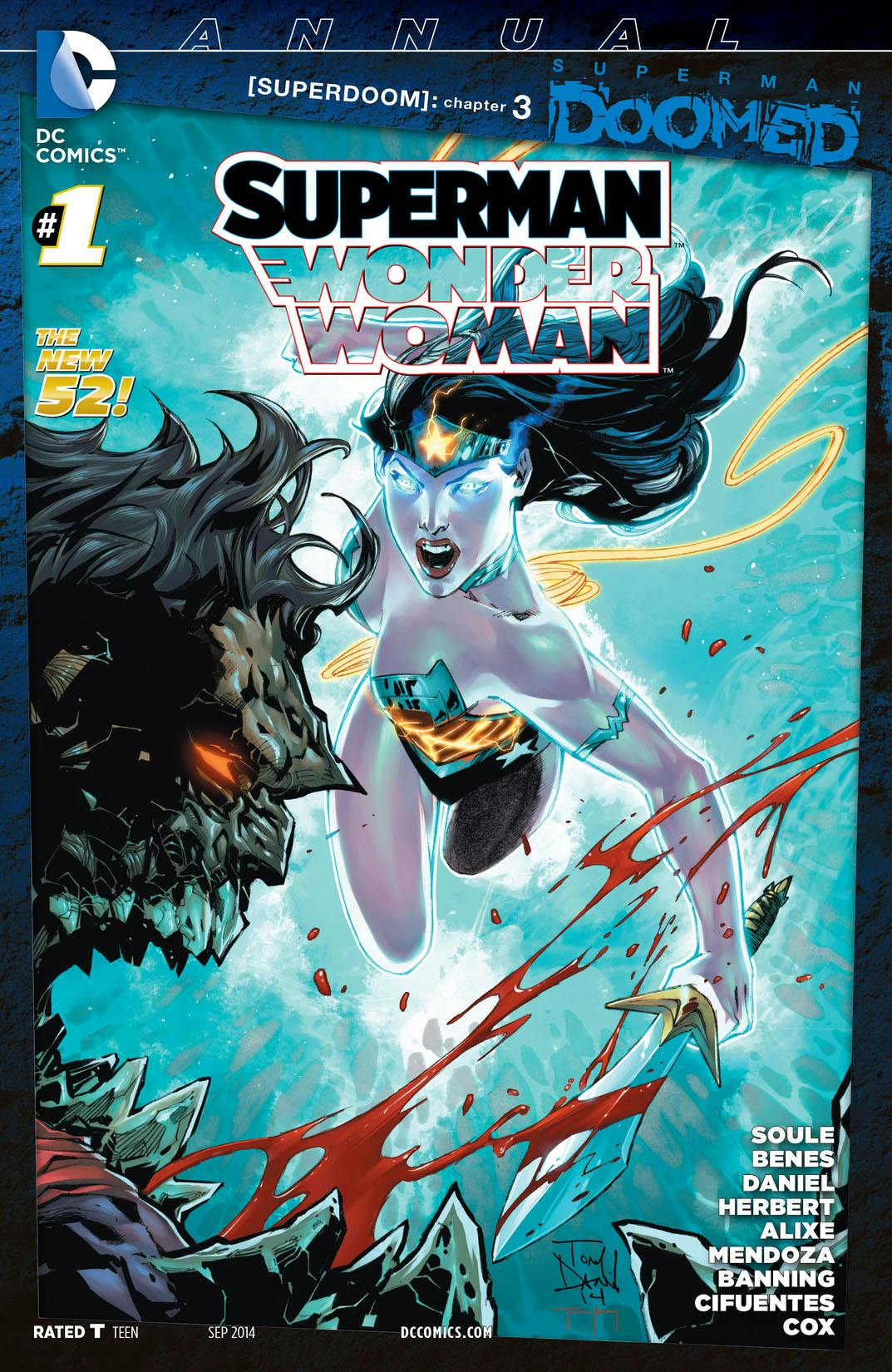Superman/Wonder Woman Annual #1 preview images