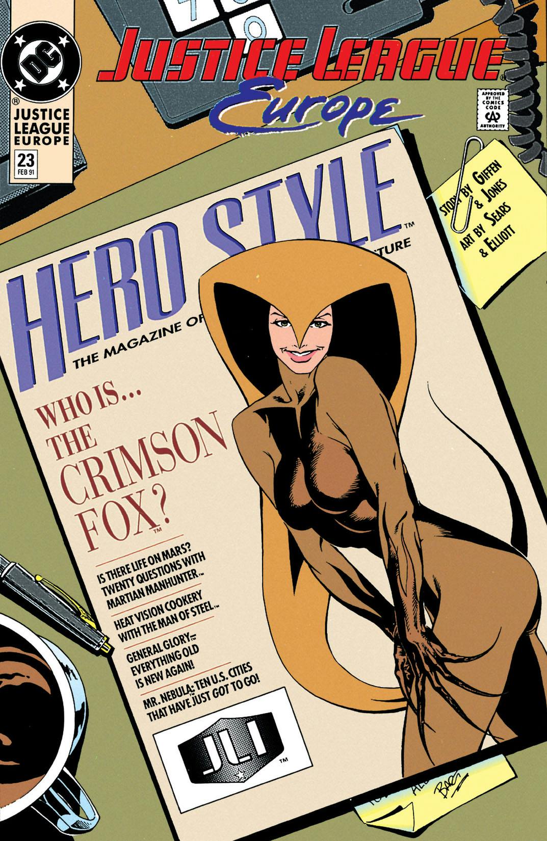 Justice League Europe #23 preview images