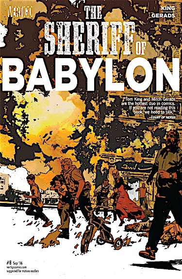 Sheriff of Babylon #8 preview images