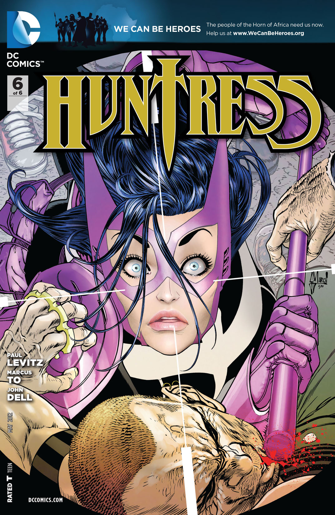 Huntress #6 preview images