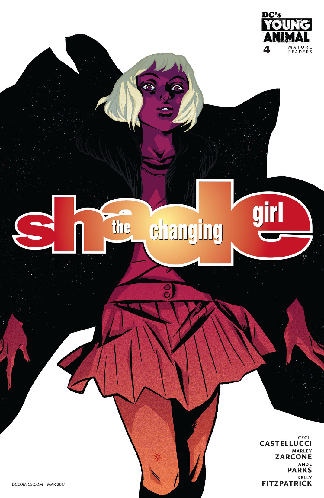 Shade, The Changing Girl #4 preview images