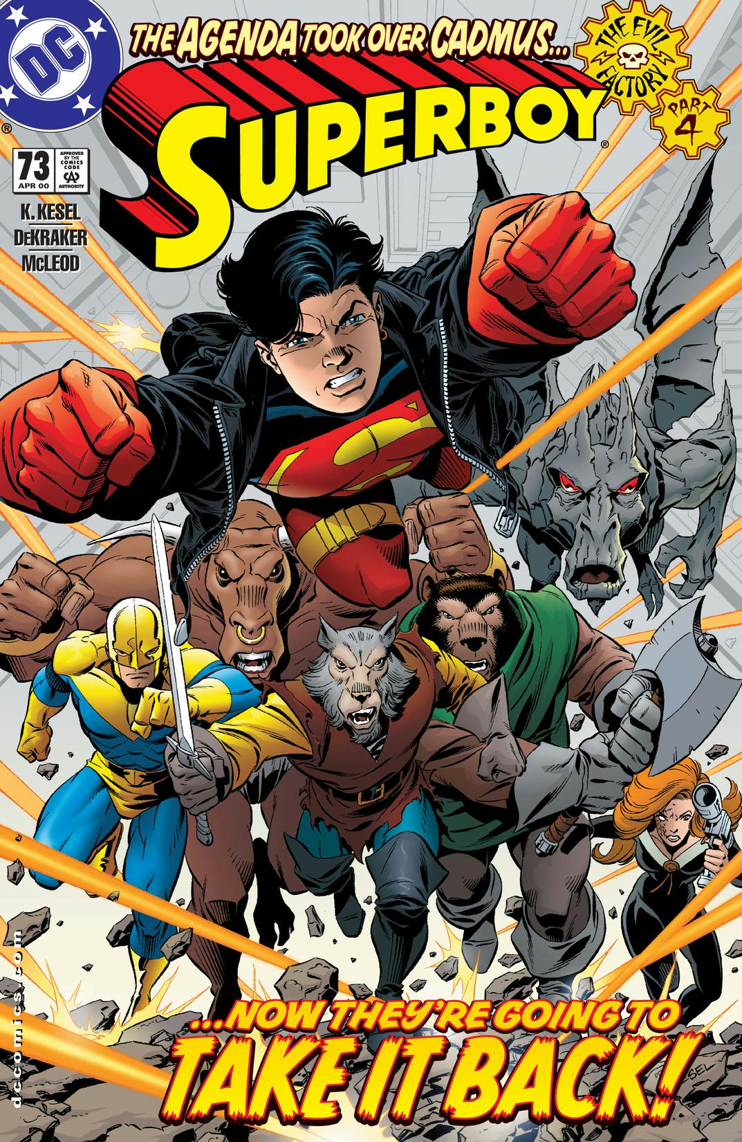 Superboy (1993-) #73 preview images