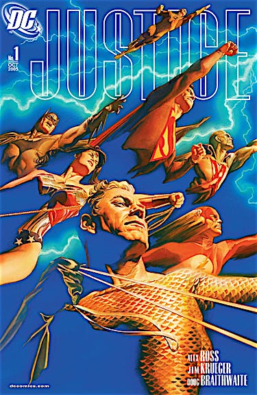 Justice #1 preview images