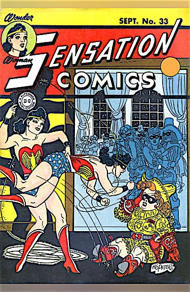 Sensation Comics #33 preview images