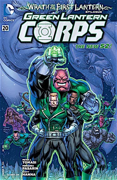 Green Lantern Corps (2011-) #20 preview images