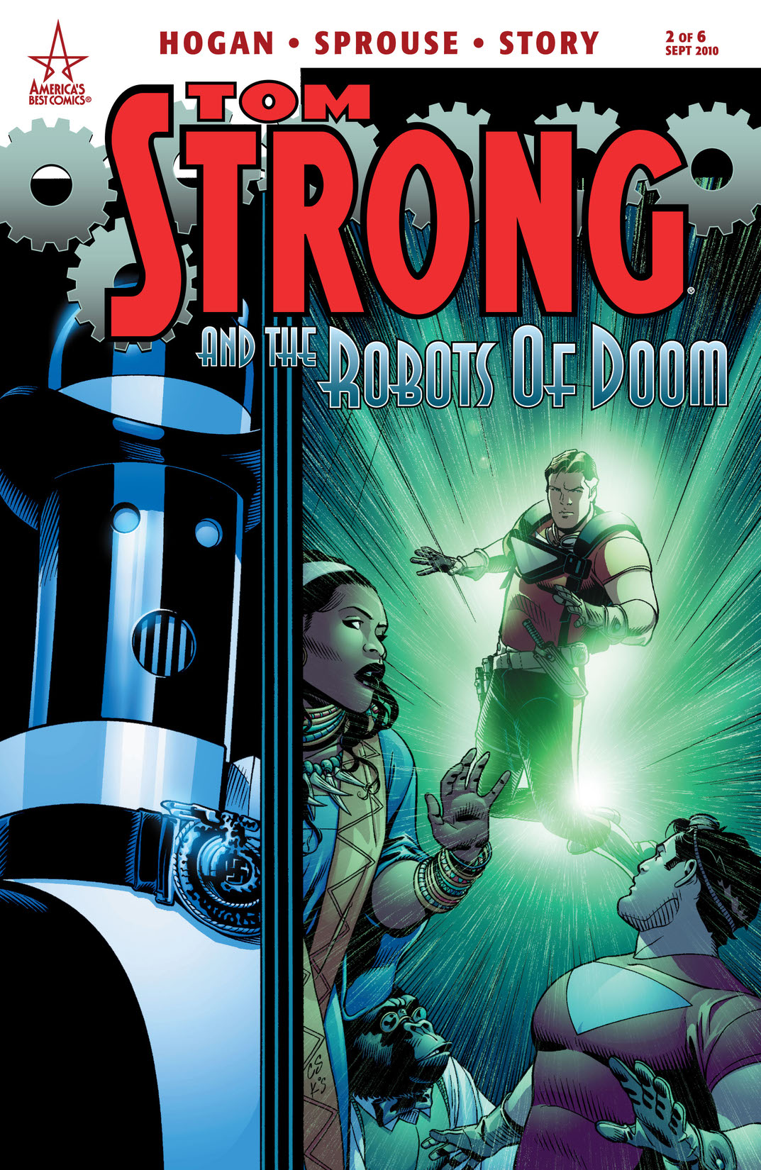 Tom Strong and the Robots of Doom! #2 preview images