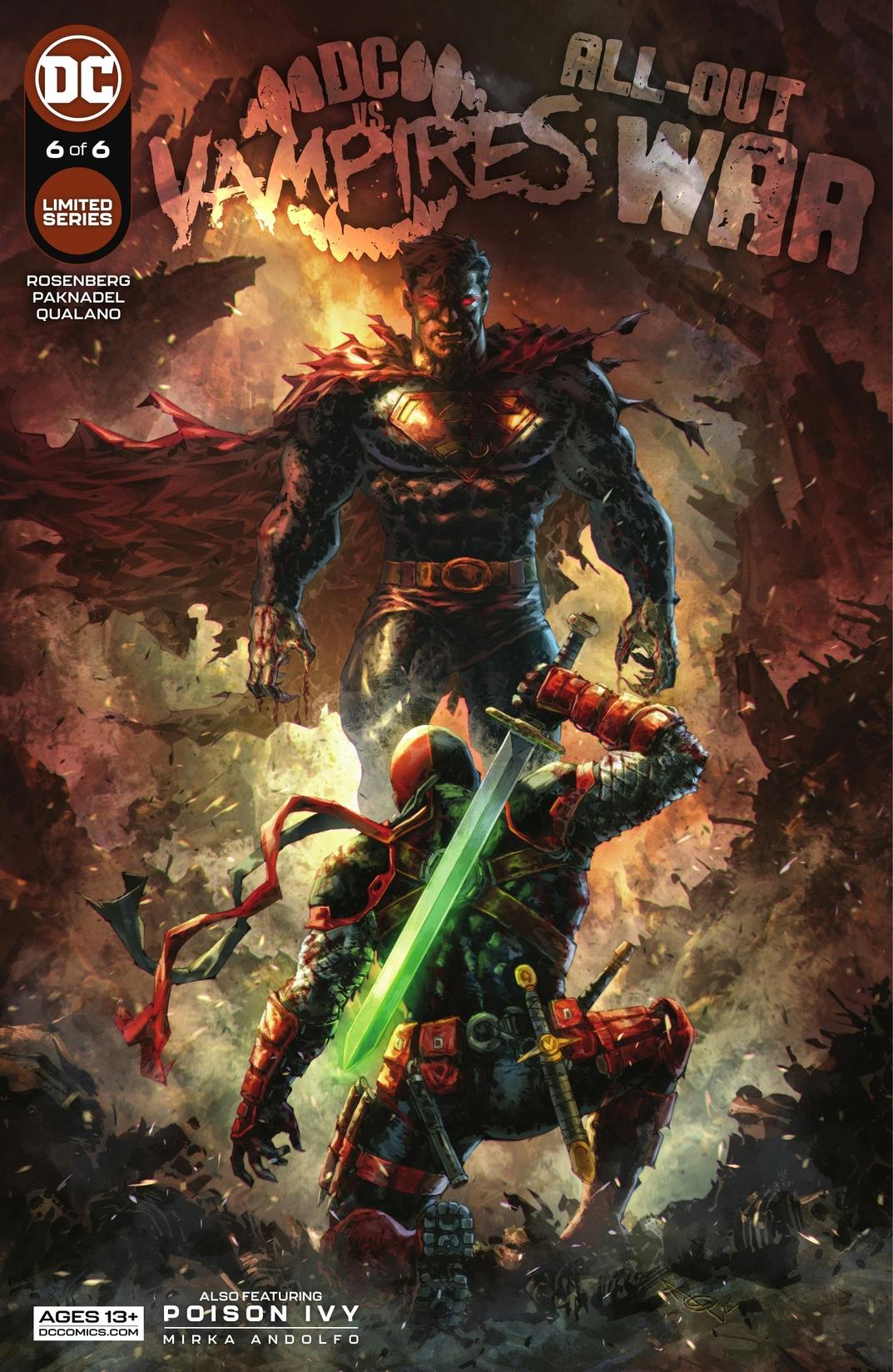 DC vs. Vampires: All-Out War #6 preview images