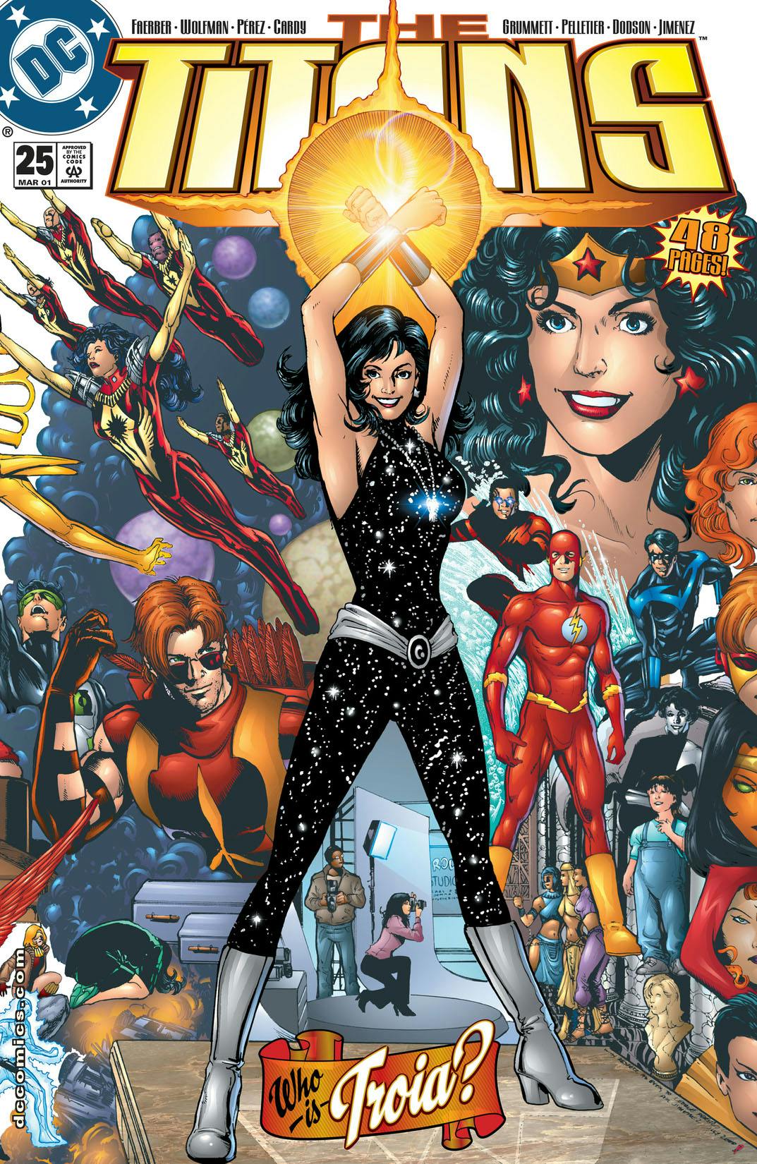 The Titans #25 preview images