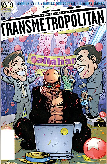 Transmetropolitan #20 preview images
