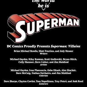 Superman: Villains series preview1
