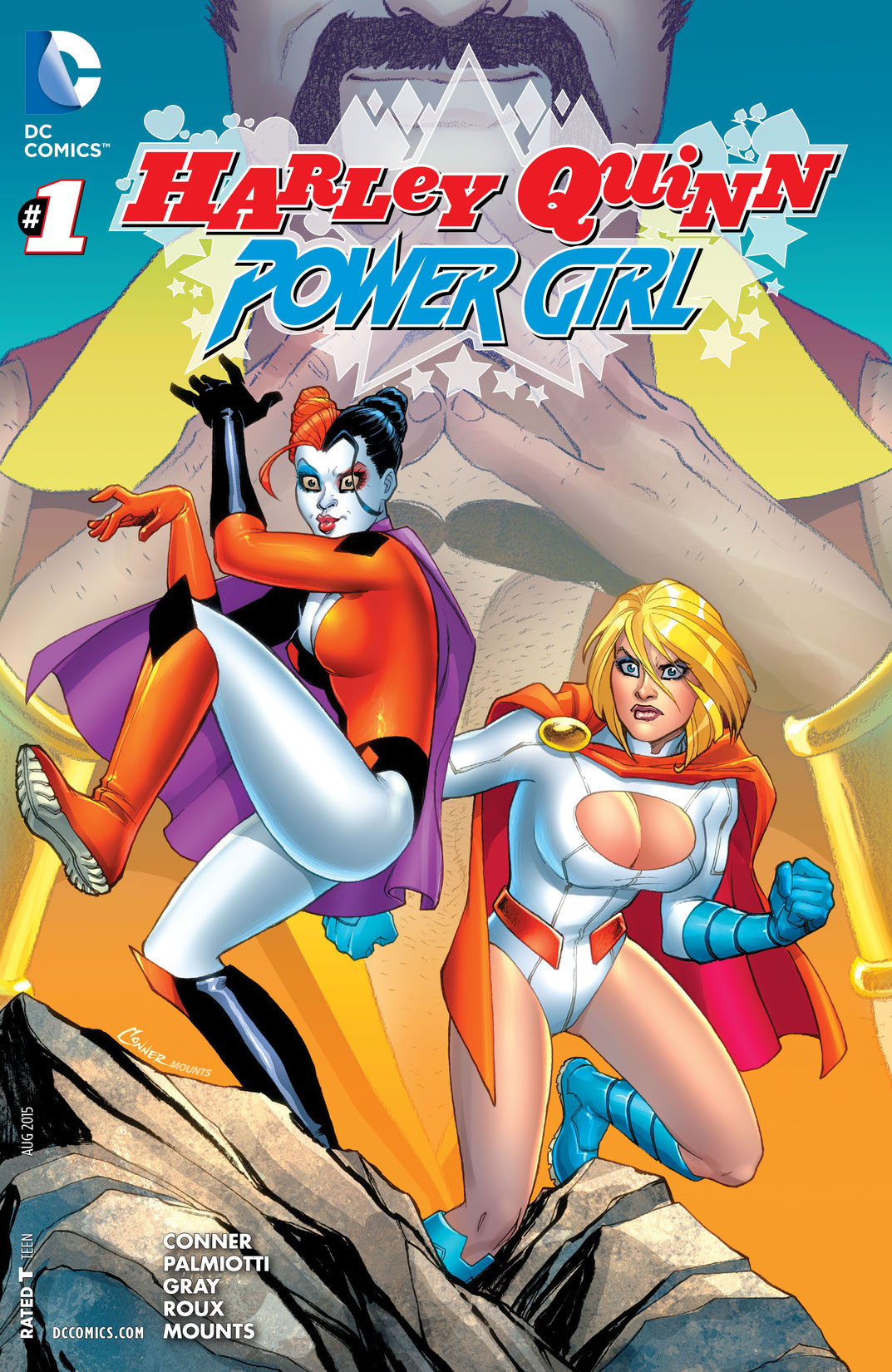 Harley Quinn and Power Girl #1 preview images