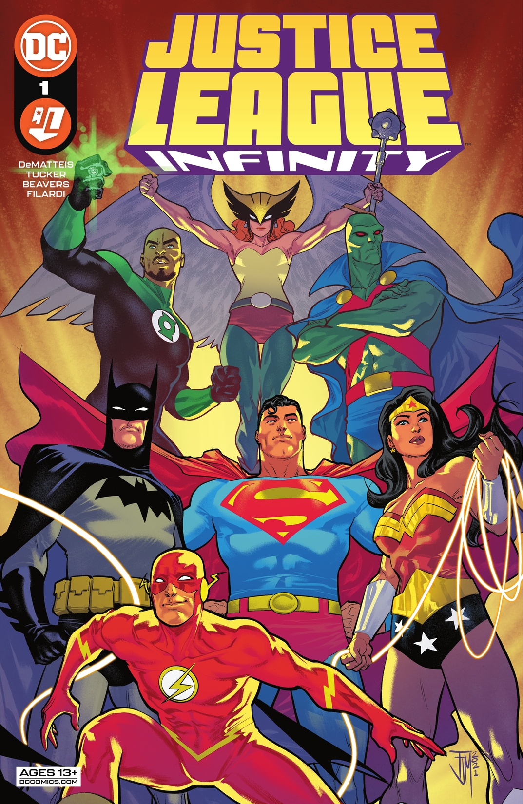 Justice League Infinity #1 preview images