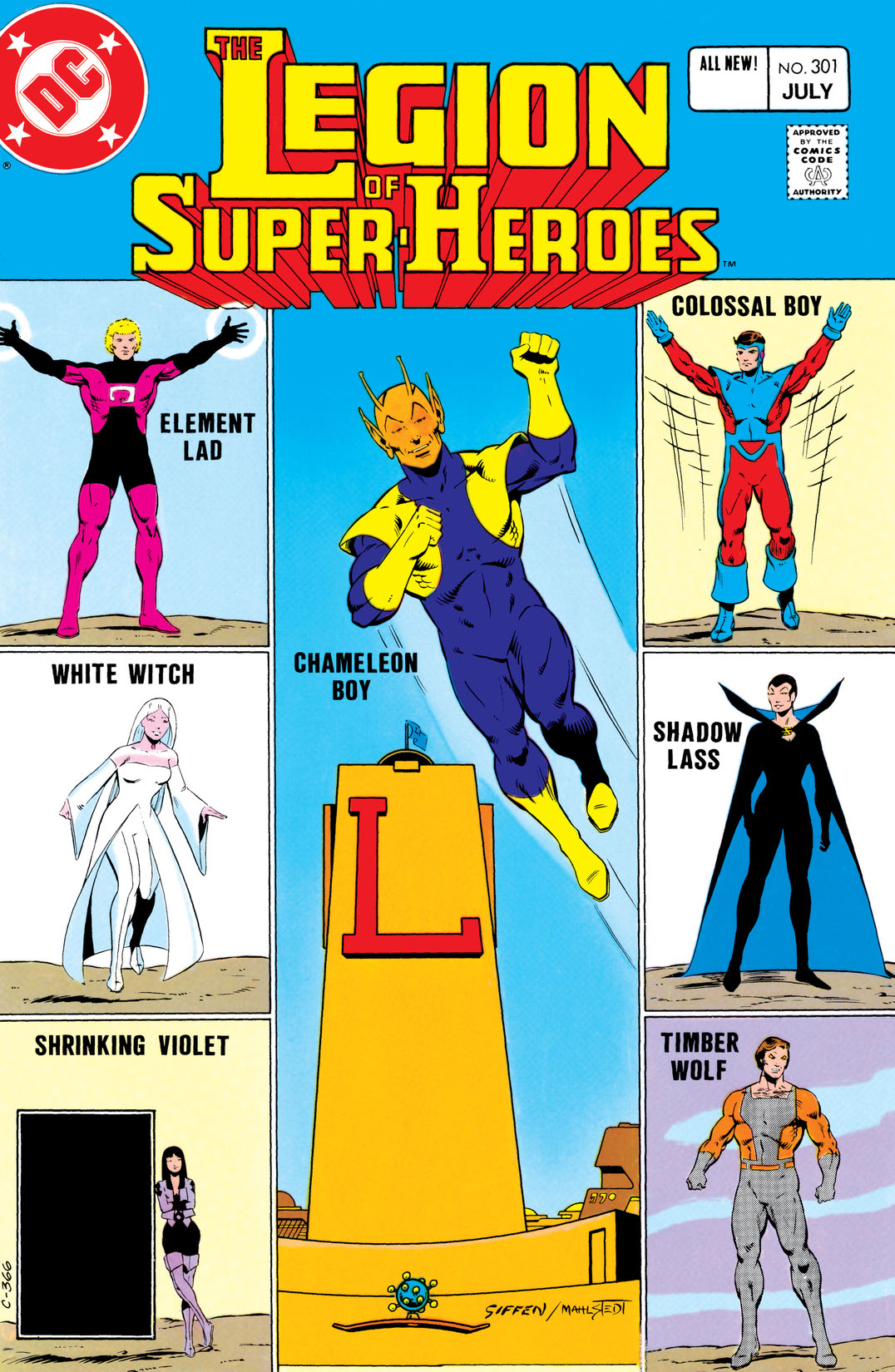 The Legion of Super-Heroes (1980-) #301 preview images