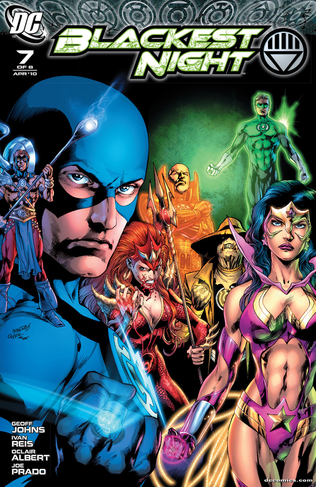 Blackest Night #7 preview images