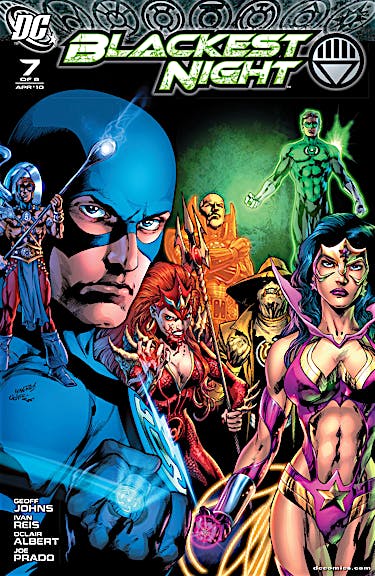 Blackest Night #7 preview images