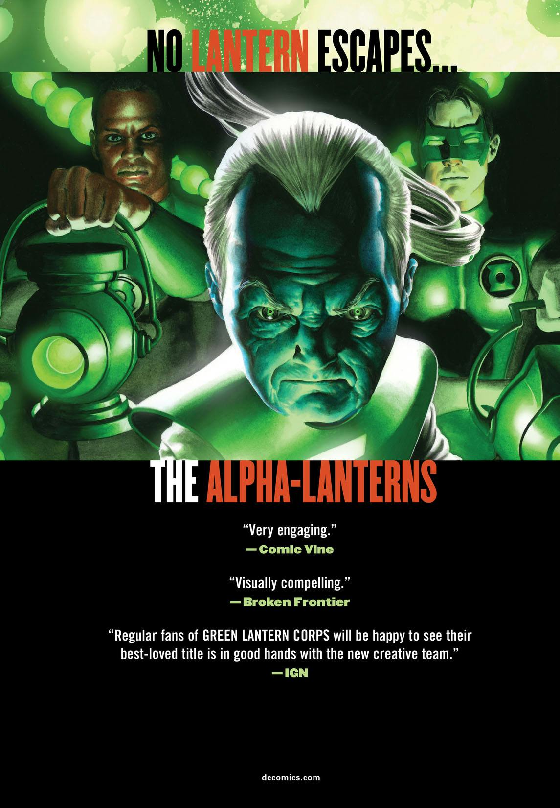 Green Lantern Corps Revolt of the Alpha Lanterns