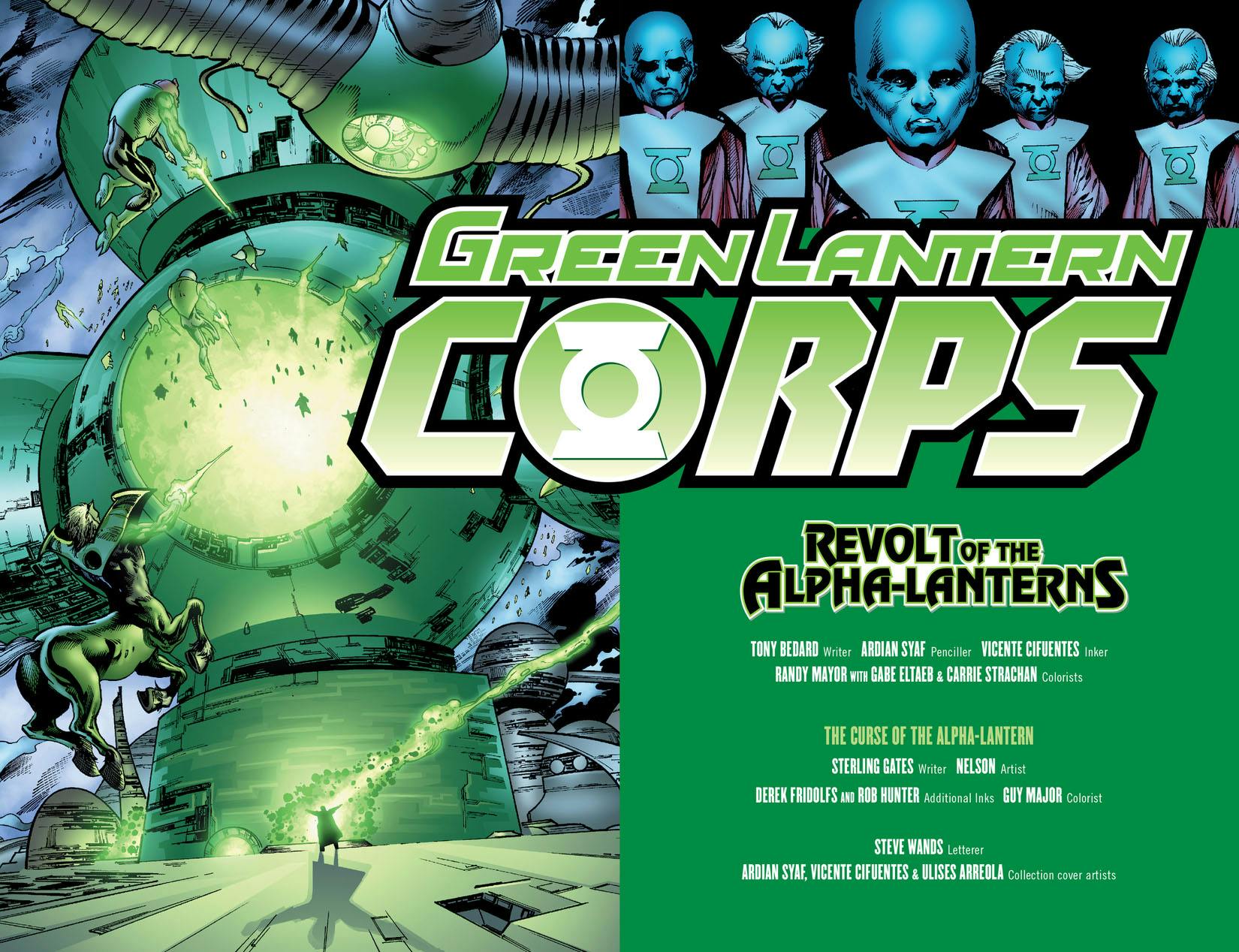 Green Lantern Corps Revolt of the Alpha Lanterns