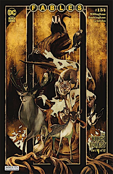 Fables #154 preview images