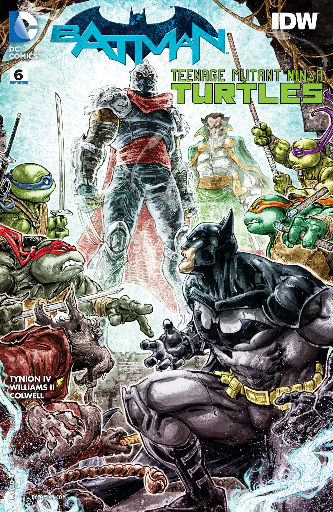 Batman/Teenage Mutant Ninja Turtles #6 preview images