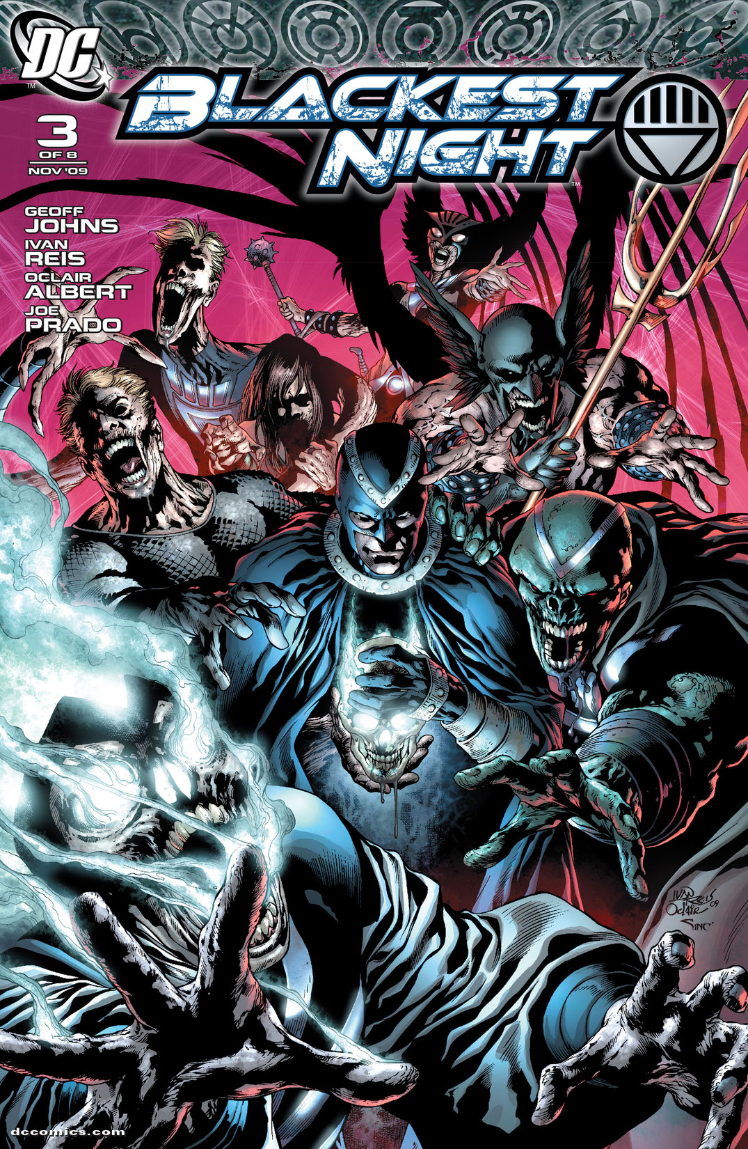 Blackest Night #3 preview images