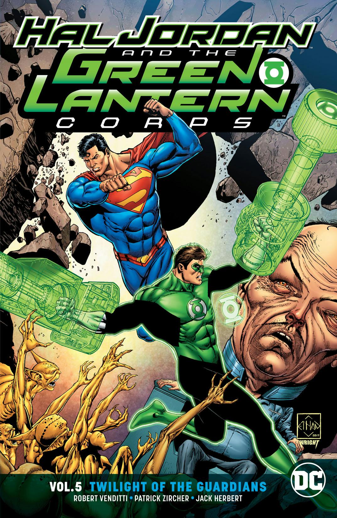Hal Jordan and the Green Lantern Corps Vol. 5: Twilight of the Guardians preview images