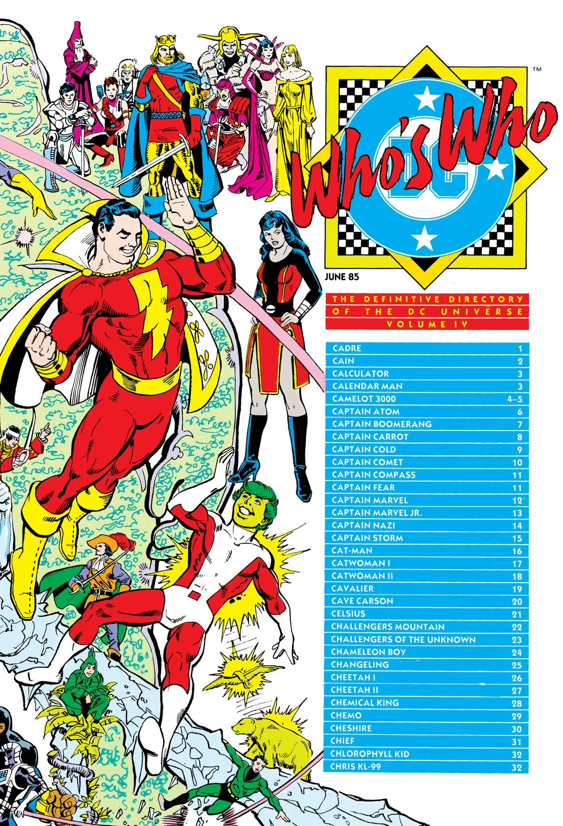 Who's Who: The Definitive Directory of the DC Universe #4