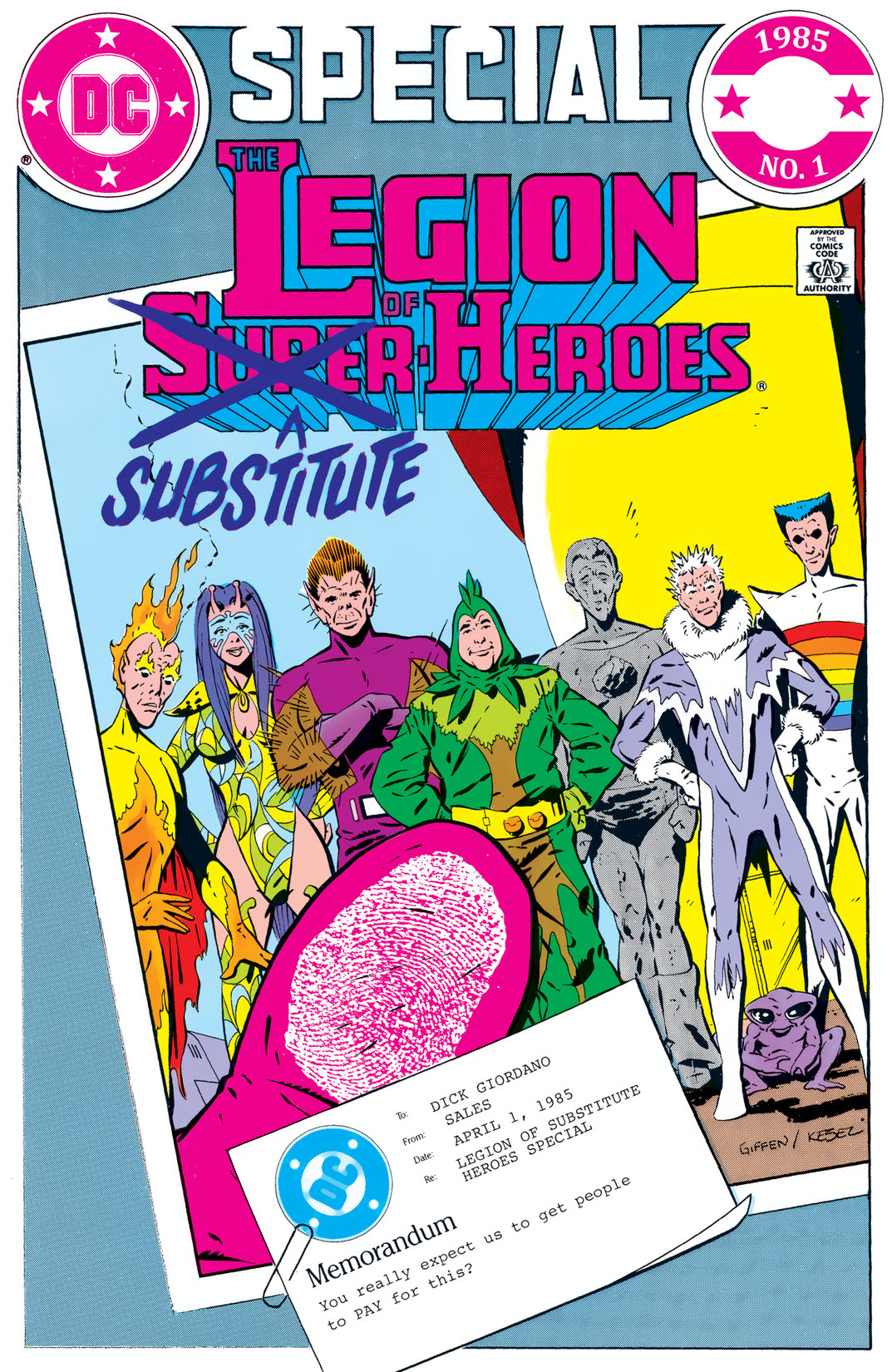 Legion of Substitute Heroes Special #1 preview images