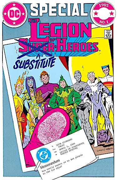 Legion of Substitute Heroes Special #1 preview images