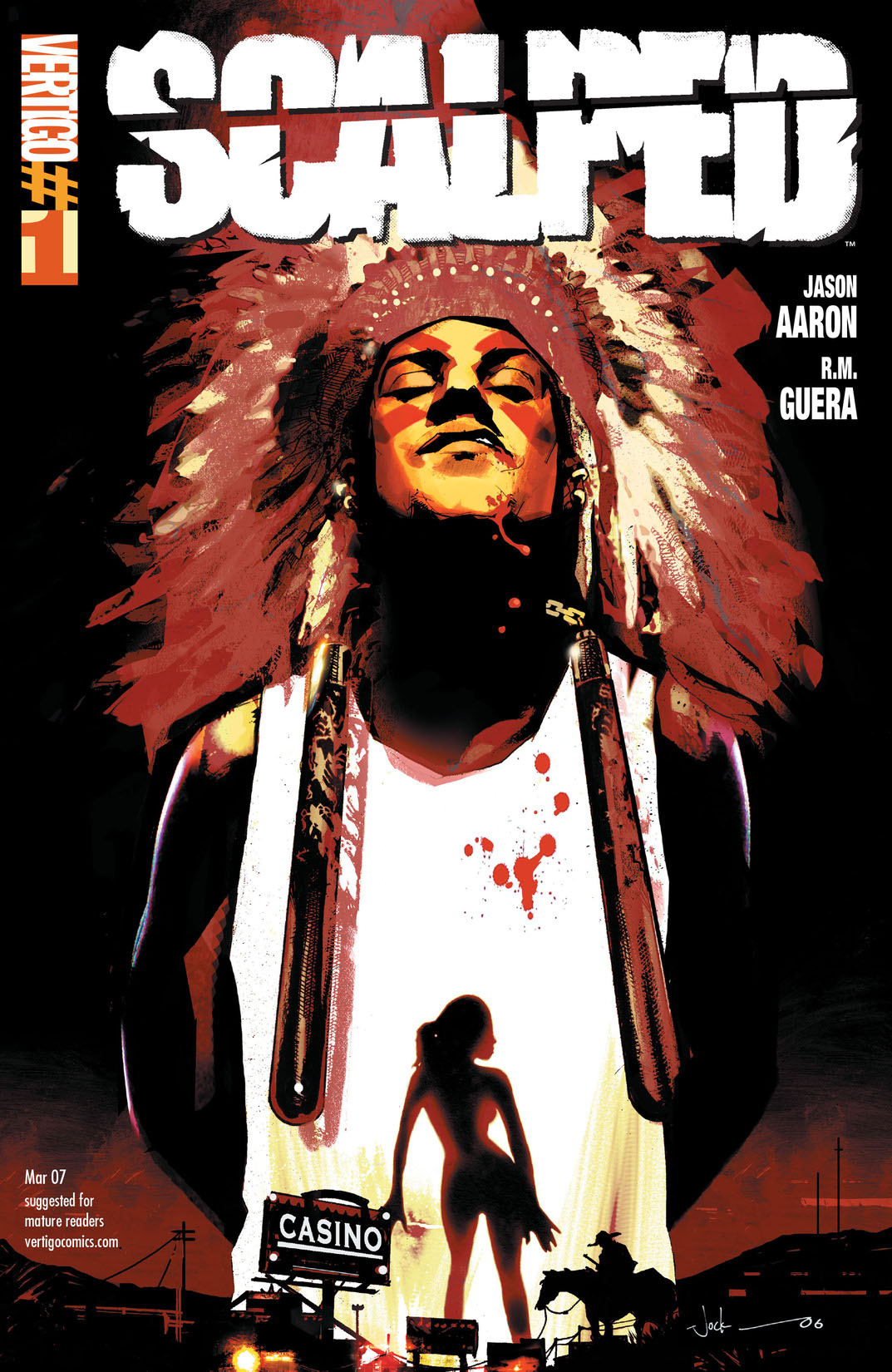 Scalped #1 preview images