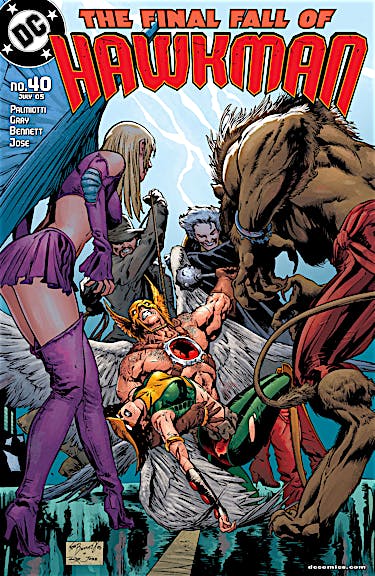 Hawkman (2002-) #40 preview images