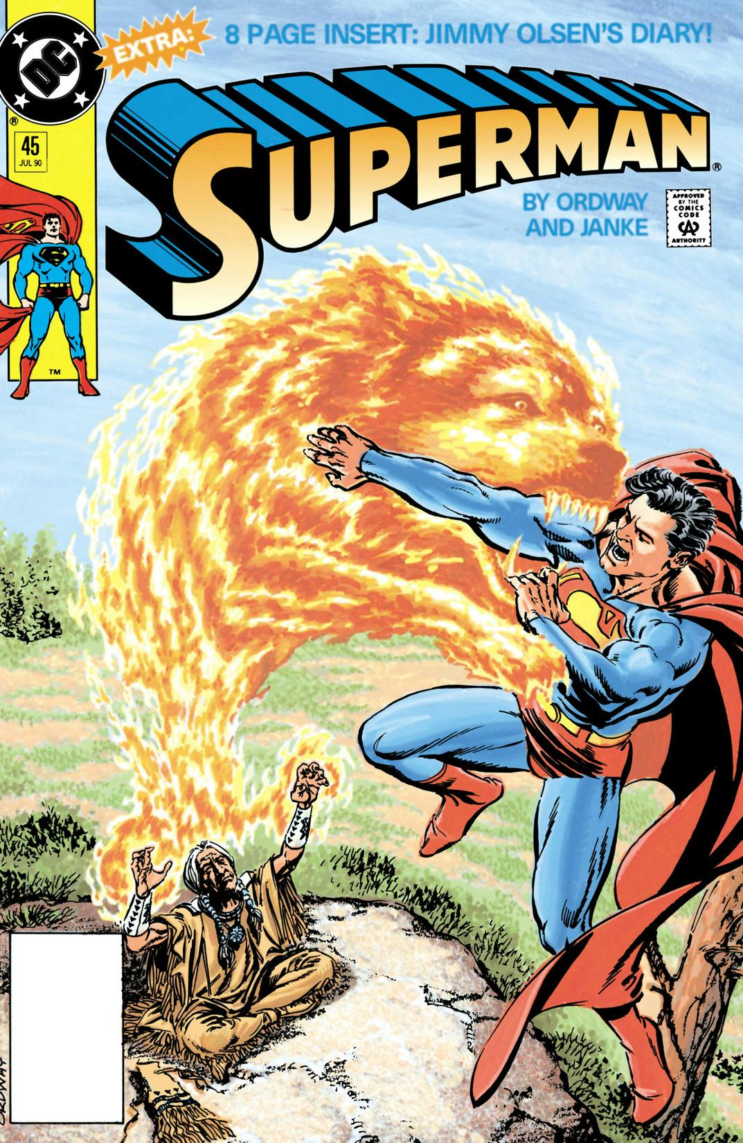 Superman (1986-) #45 preview images