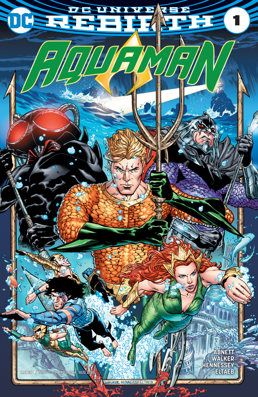Aquaman (2016-) #1 preview images