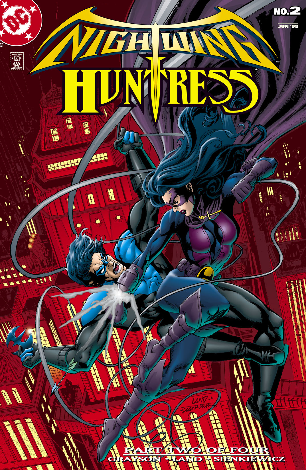 Nightwing and Huntress #2 preview images
