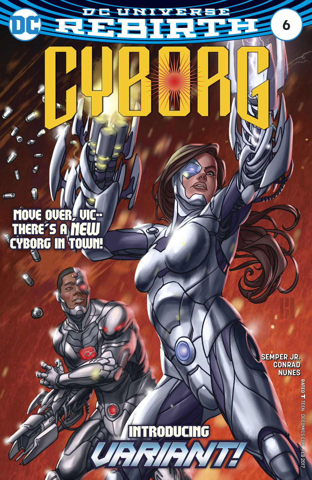 Cyborg (2016-) #6 preview images