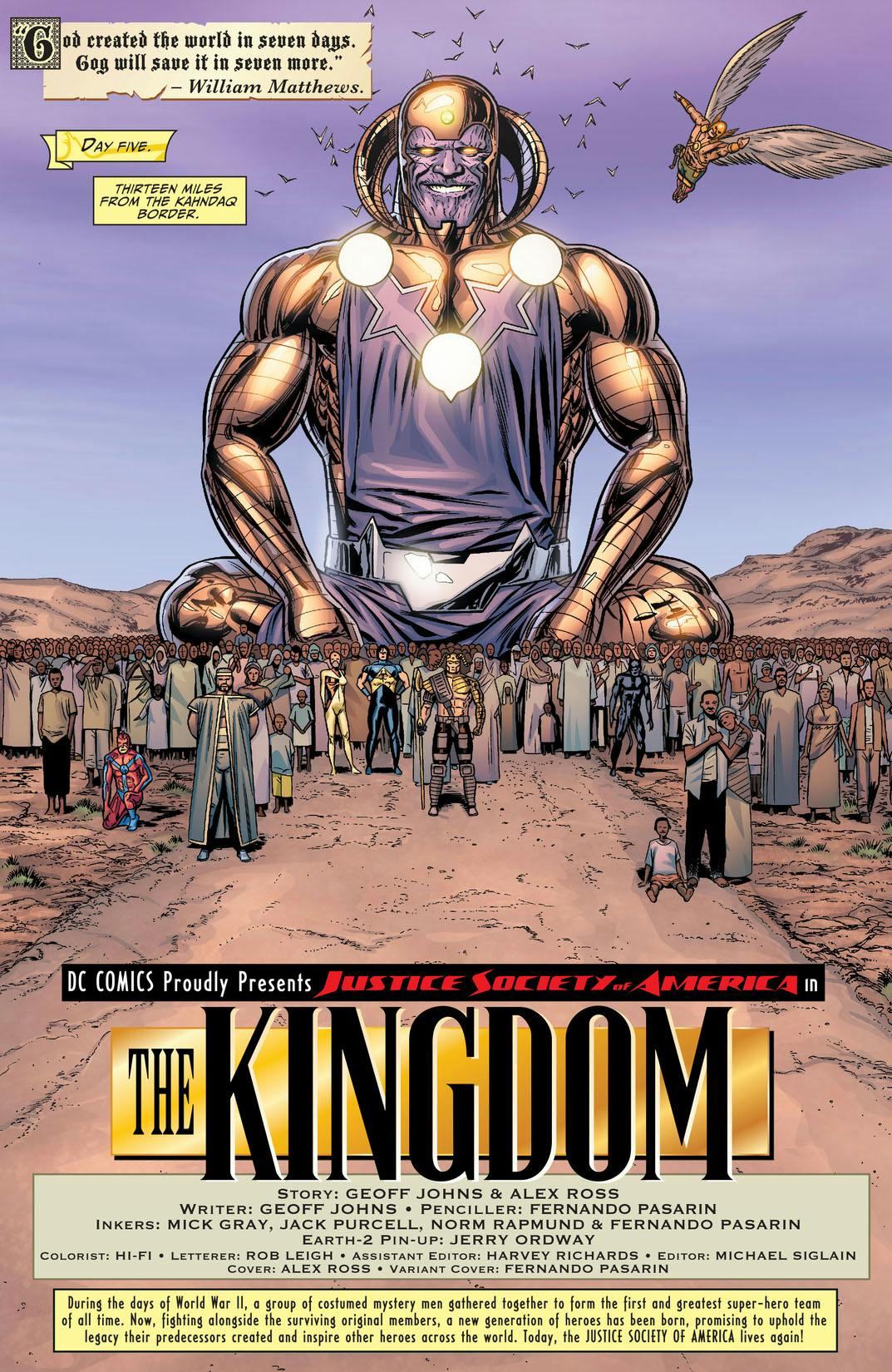 JSA Kingdom Come Special: The Kingdom #1 | DC Comics Issue